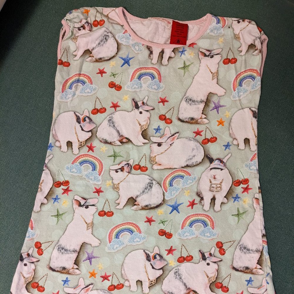 Paper Wings Easter Bling BunniesTank Nightie L